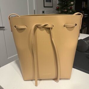 Mansur Gavriel Mini Bucket in Sand Crossbody Bucket bag